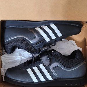Adidas Powerlift 2.0 Weightlifting Shoes Black/White Size 9 Men's